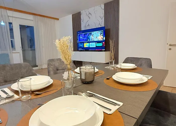 Apartman 3-zimmerwohnung & 3 Min Zur Strassenbahn Leonding